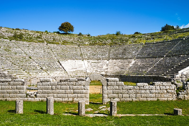 Dodoni ancient theater, Ioannina, Greece
